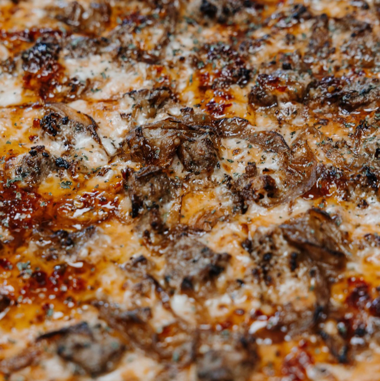 Hot Honey Meatball Pizza 18".
